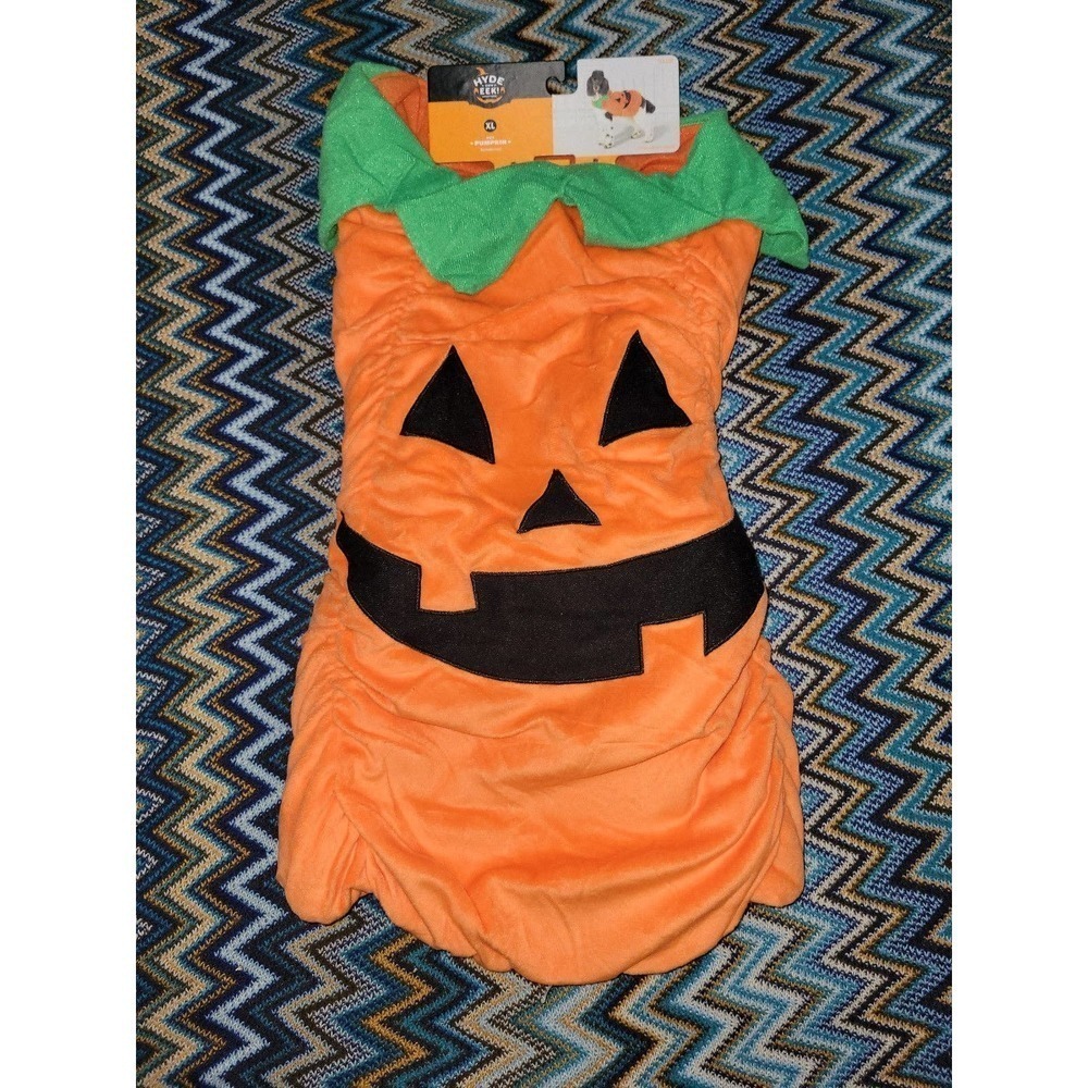 NWT Pumpkin costume dog xl
